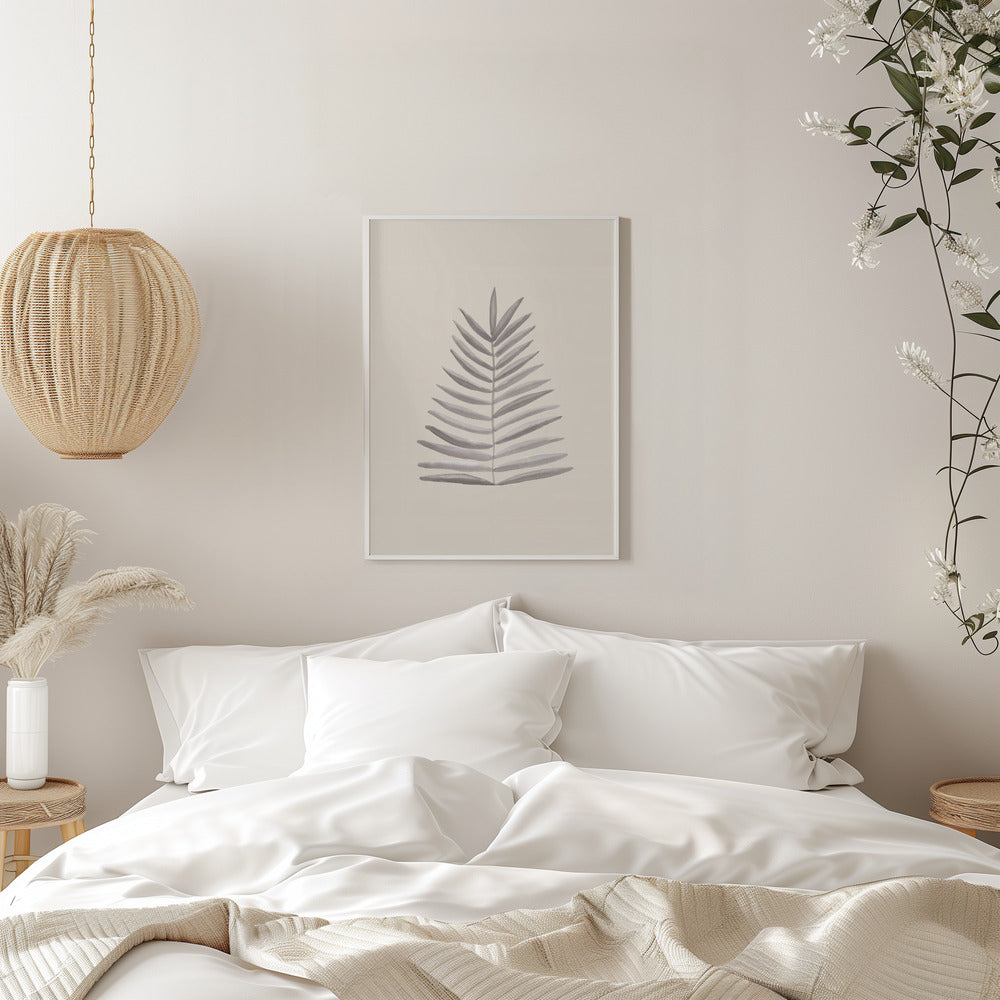 Palm Leaf Ink Poster och Canvastavla