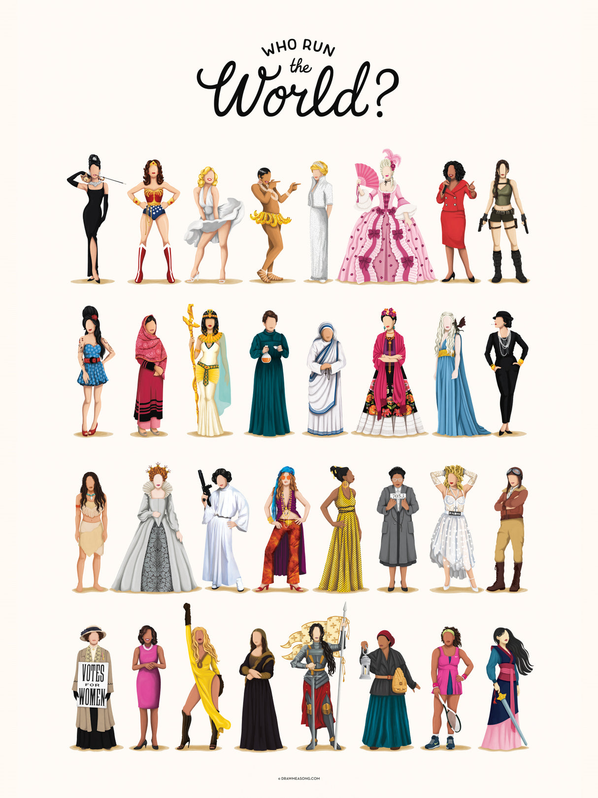 Who Run the World Poster och Canvastavla