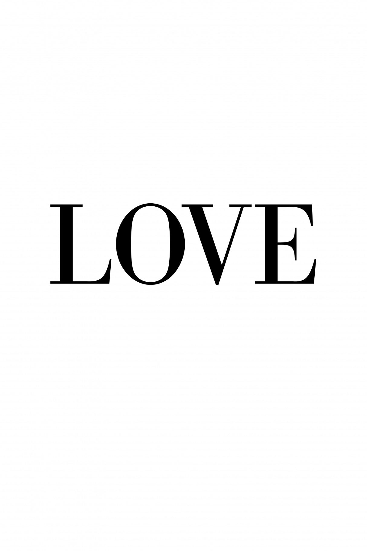 Love Poster och Canvastavla