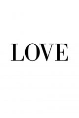 Love Poster och Canvastavla