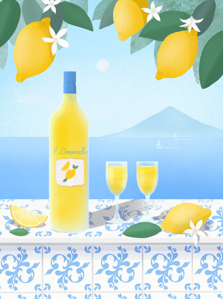 Limoncello Poster Kitchen poster eller kökstavla