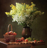 Summer still life with meadow flowers Poster och Canvastavla