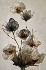 Dry Flowers No 6 Poster och Canvastavla