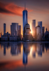 Manhattanhenge Poster och Canvastavla