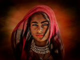 Tribal girl 4 Poster och Canvastavla