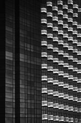 Balconies on Wilshire Boulevard Poster och Canvastavla