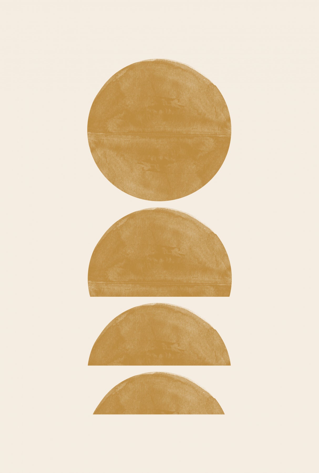 Minimalist Sunset Poster och Canvastavla