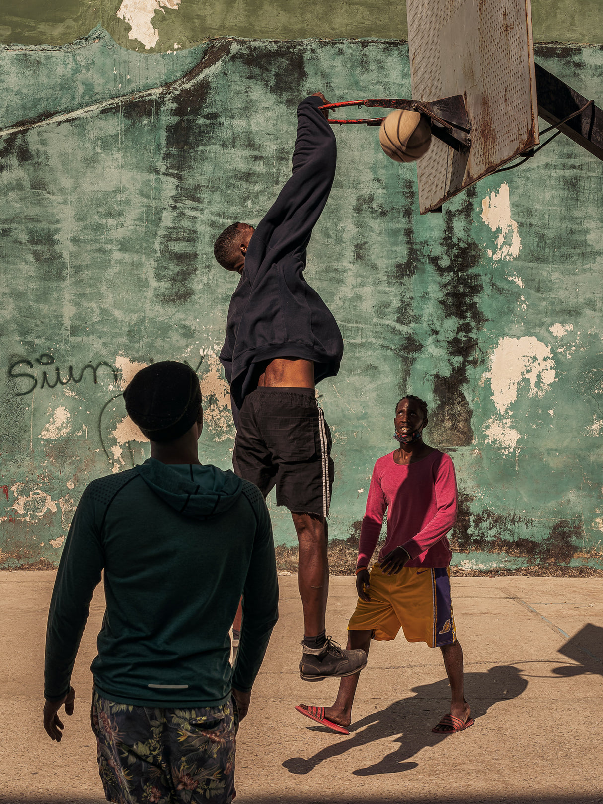 Street Basketball Poster och Canvastavla