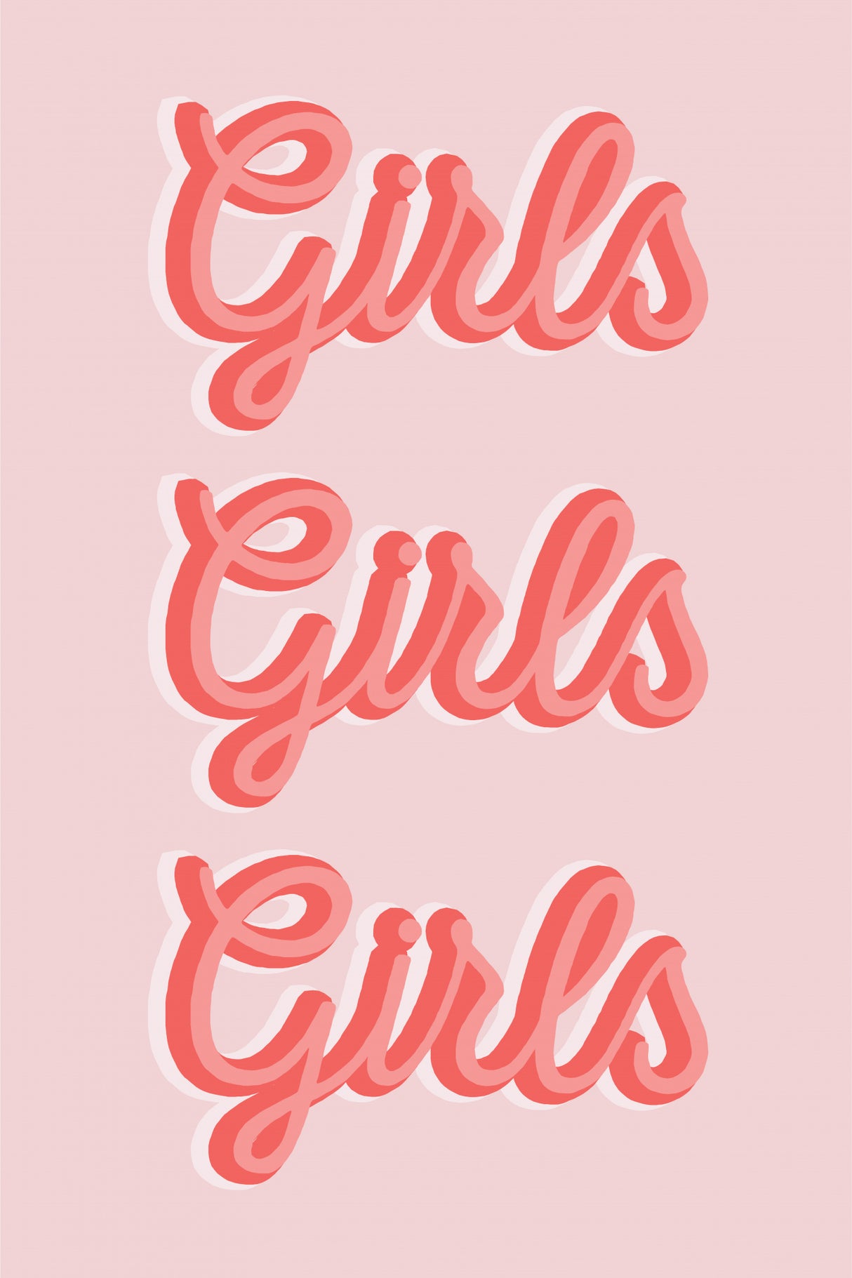 Girls Girls Girls Poster och Canvastavla