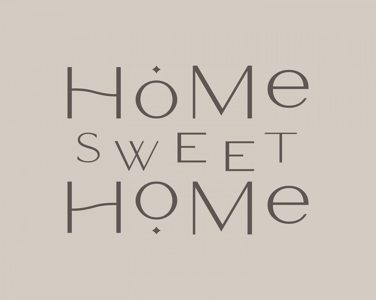 Home Sweet Home Poster och Canvastavla