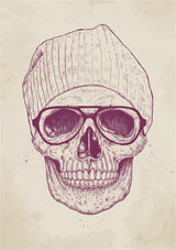 Cool Skull Poster och Canvastavla