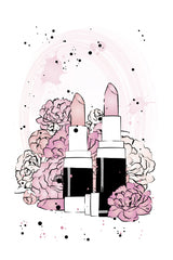 Peony Lipstick Poster och Canvastavla