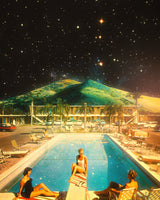 Space Pool Poster och Canvastavla