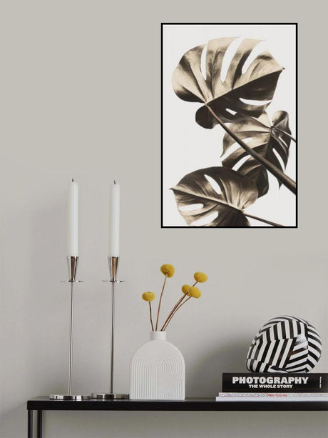 Monstera Gold 09 Poster och Canvastavla