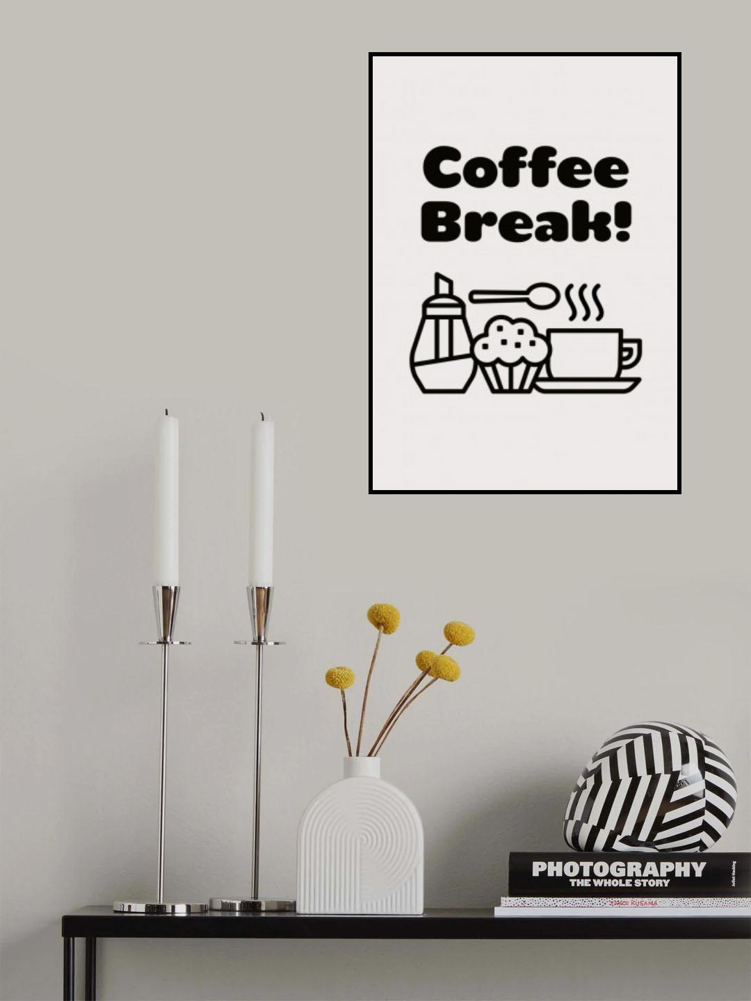 Coffee Break Poster och Canvastavla