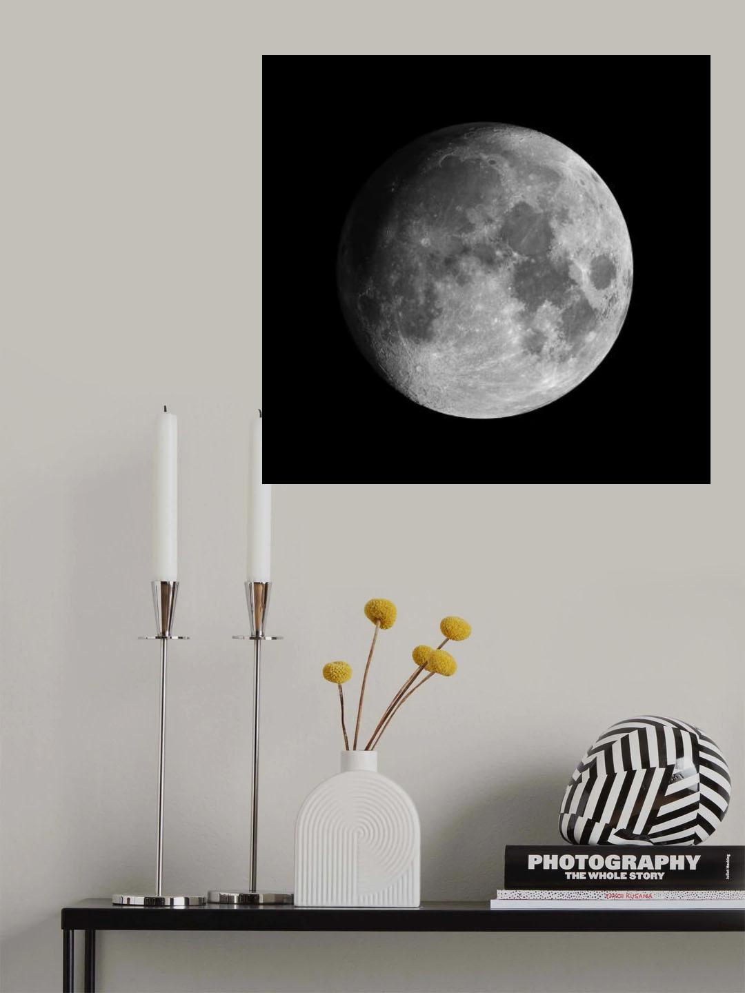 Moon Poster och Canvastavla