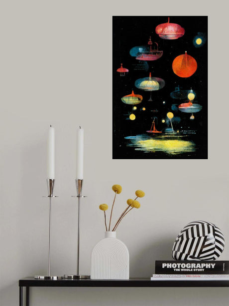 Lanterns Poster och Canvastavla