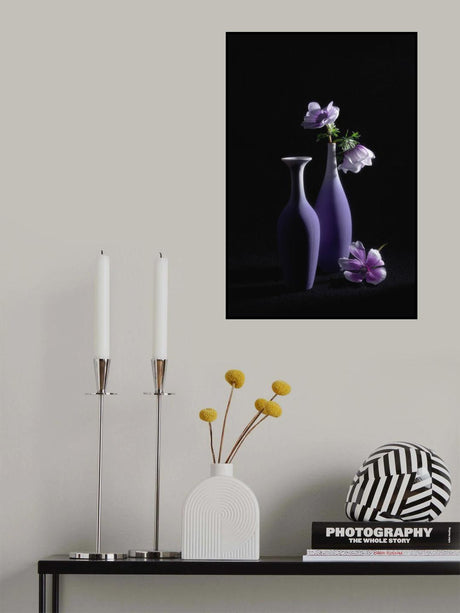 Pretty Violet Theme Poster och Canvastavla