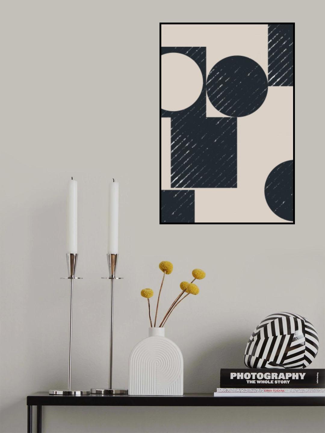 Geometric `Modern No 2 Poster och Canvastavla