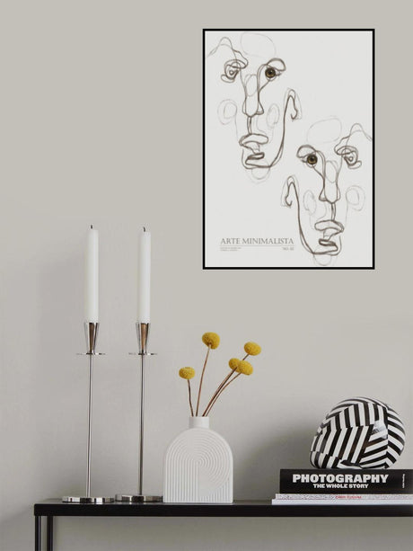 Arte Minimalista No 3 Poster och Canvastavla