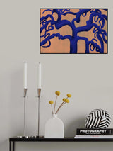 Blue tree Poster och Canvastavla