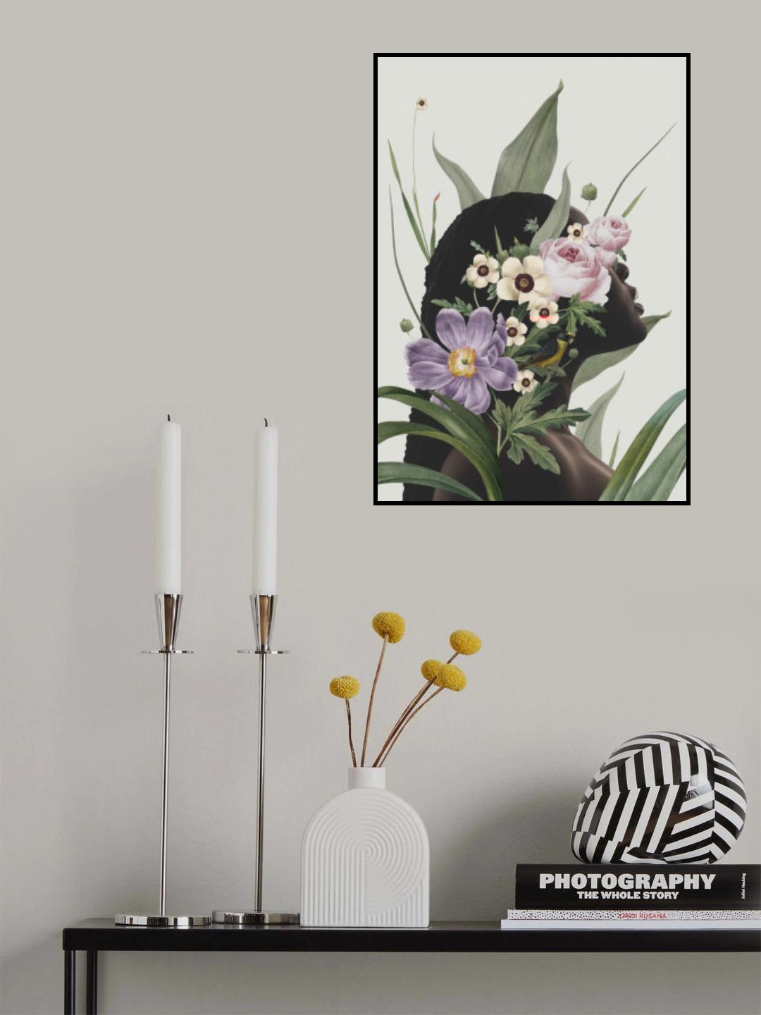 Purple flower Poster och Canvastavla