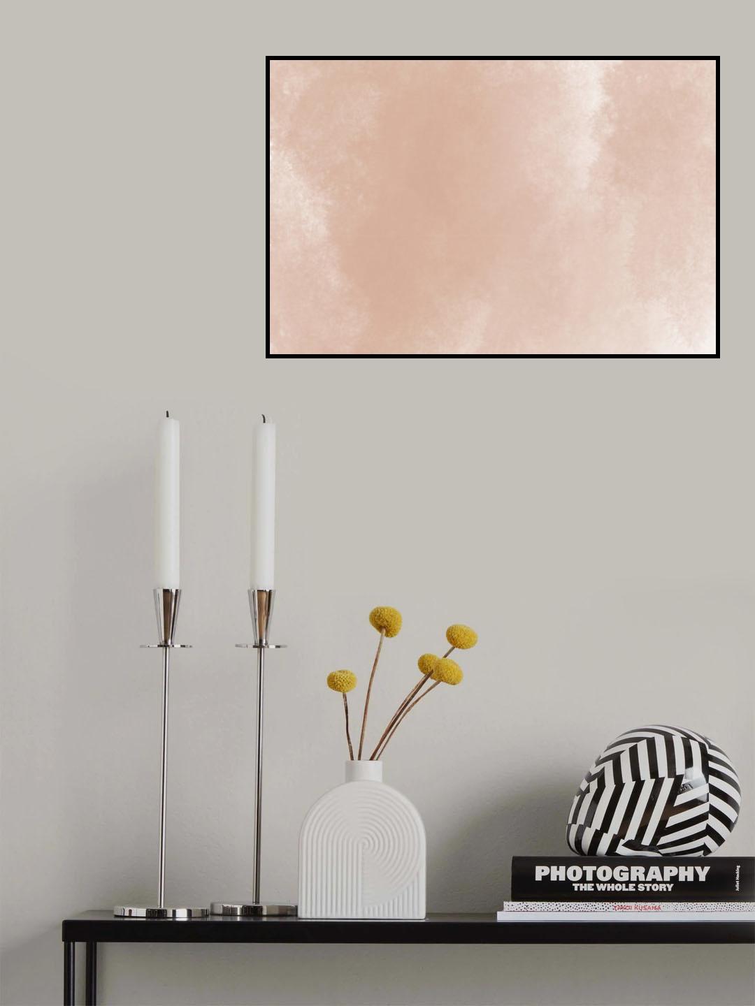 Peachy Mood Poster och Canvastavla