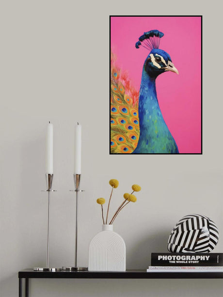 Beautiful Peacock Poster och Canvastavla