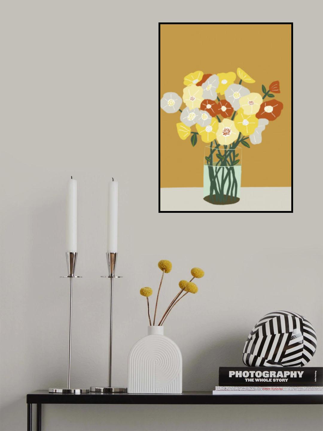 Vase of Flowers Poster och Canvastavla