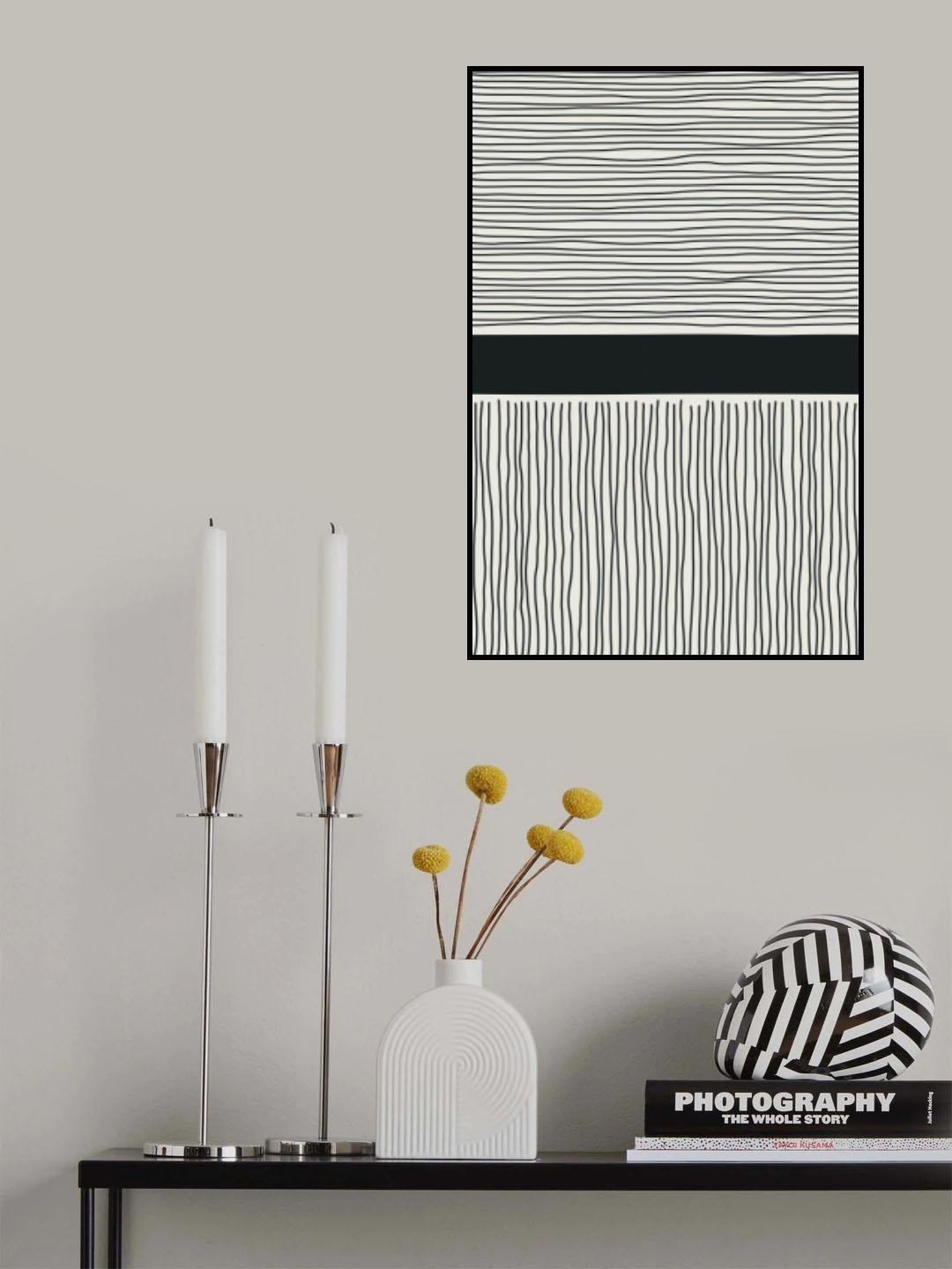 Minimal Line Vibes #6 Poster och Canvastavla