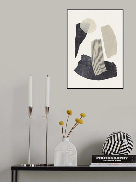 Monochrome Shapes #2 Poster och Canvastavla