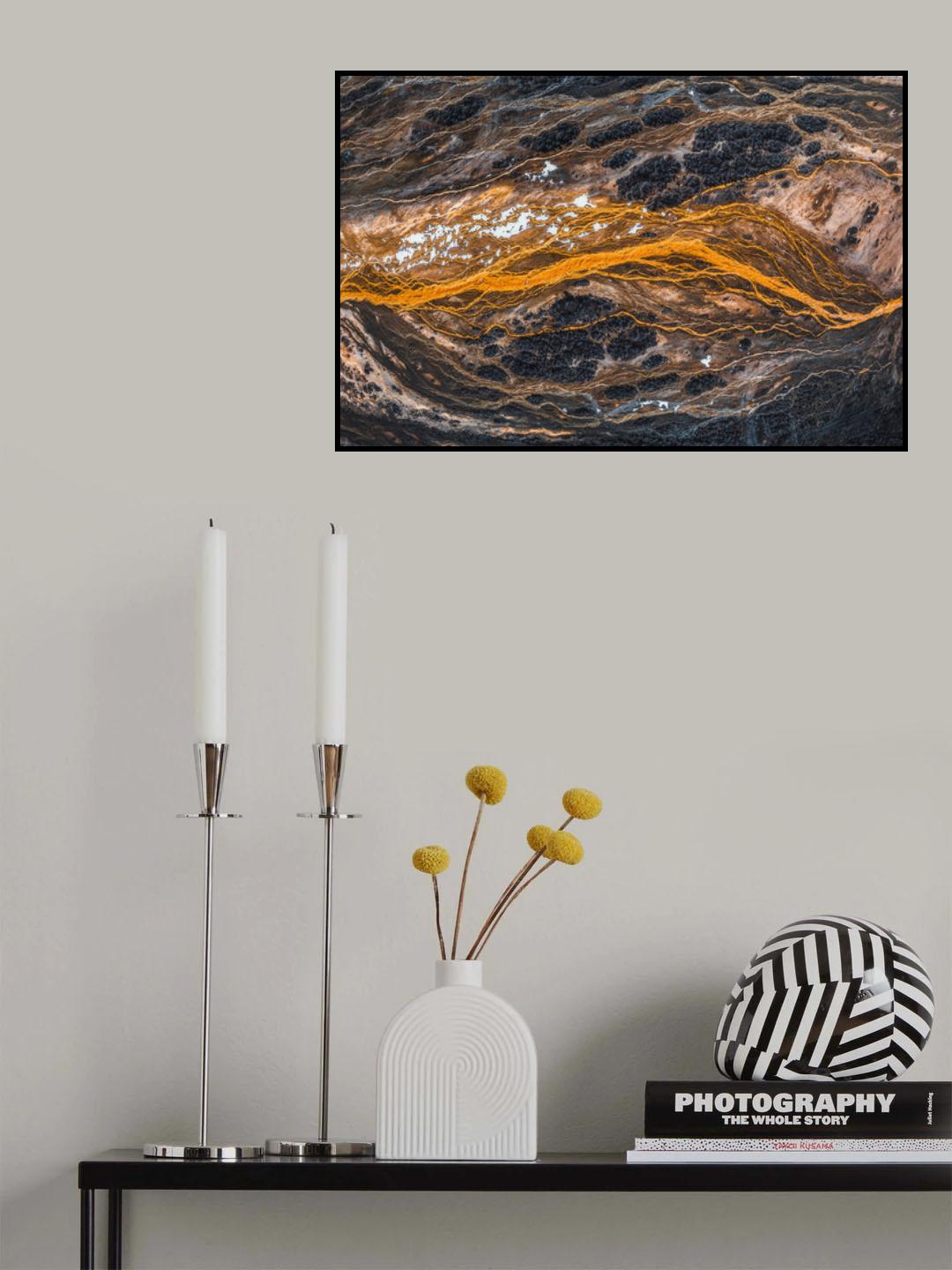 The pulse of the earth Poster och Canvastavla