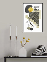 Tropical Villa Color and Shapes 13 Poster och Canvastavla