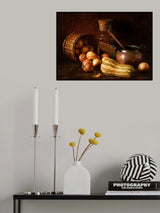 Onions and pumpkin Poster och Canvastavla