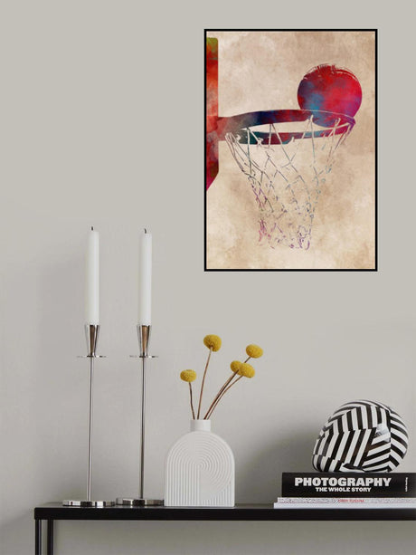 Basketball Sport Art 3 Poster och Canvastavla