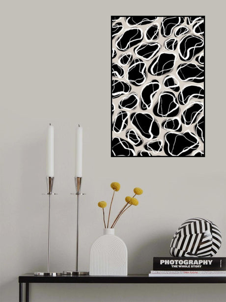 Back Stones Pattern Poster och Canvastavla