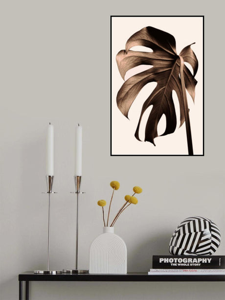 Monstera Gold Poster och Canvastavla