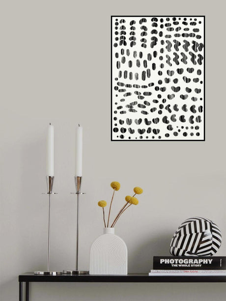 Dots and Strokes Poster och Canvastavla