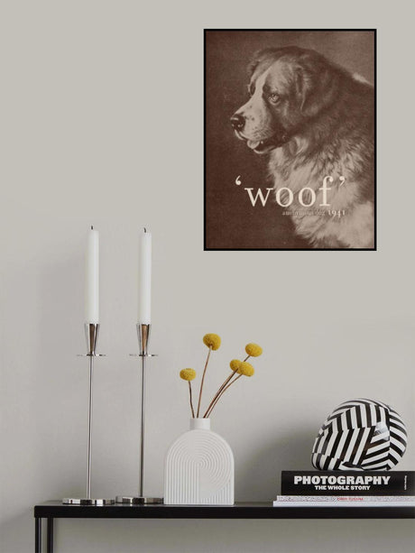 Famous Quote Dog Poster och Canvastavla