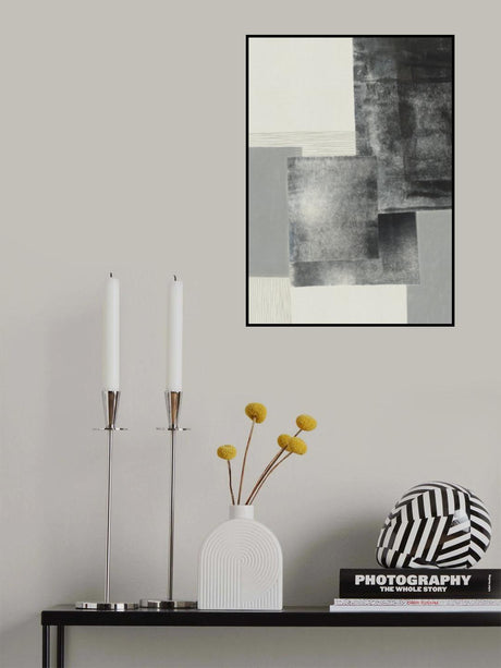 Monochrome blocks #1 Poster och Canvastavla