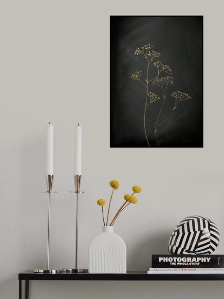 Black Gold Botanical No 1 Poster och Canvastavla