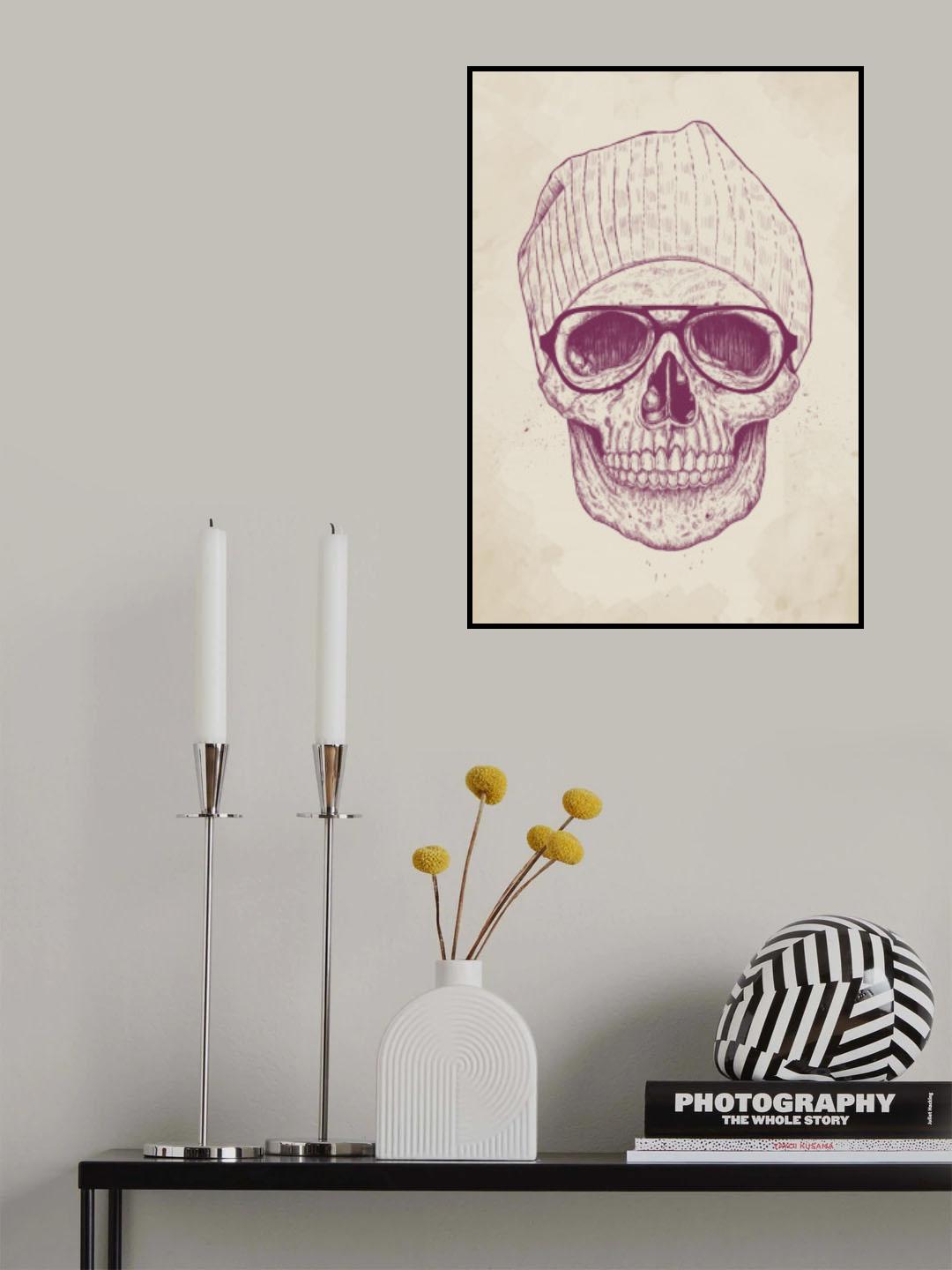 Cool Skull Poster och Canvastavla