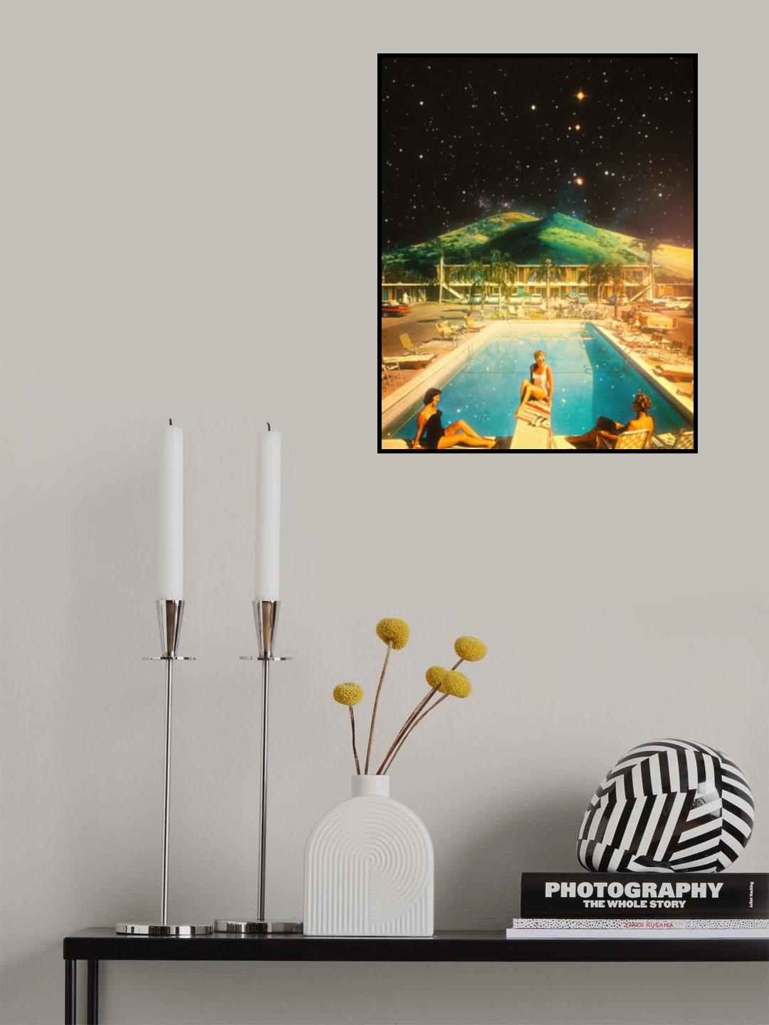 Space Pool Poster och Canvastavla