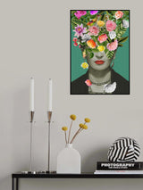 Floral Frida Poster och Canvastavla