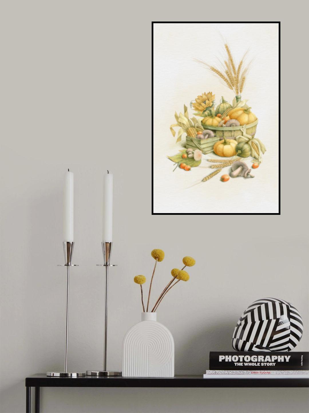 Harvest Season Home Poster och Canvastavla