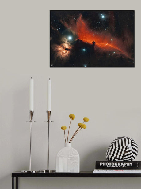 Horsehead amd Flame Nebula Poster och Canvastavla