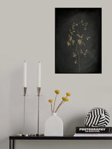 Black Gold Botanical No 3 Poster och Canvastavla