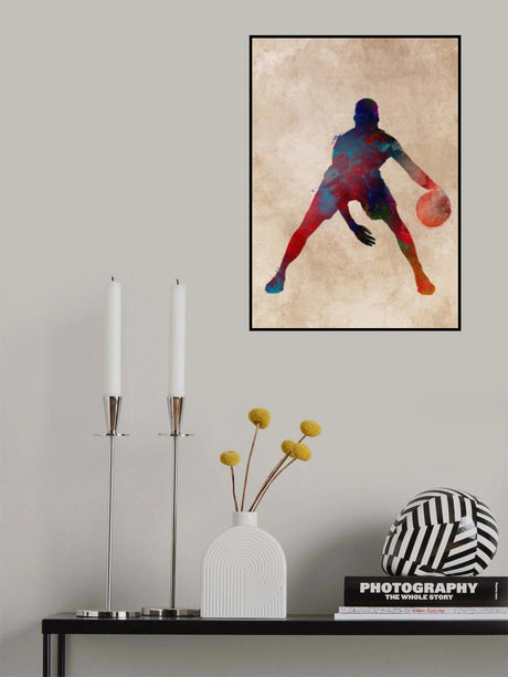 Basketball Sport Art 8 Poster och Canvastavla