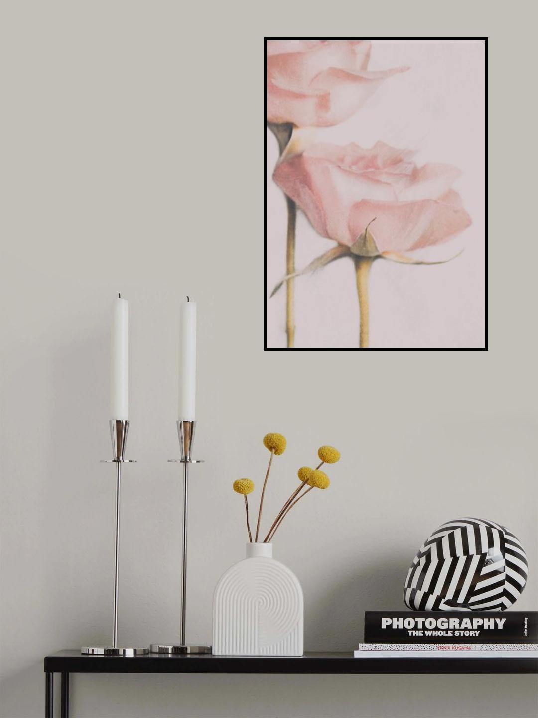 Two Roses Poster och Canvastavla