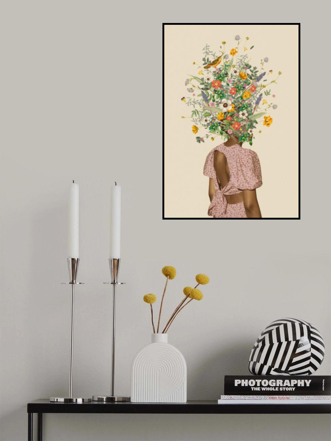 Wildflower bouquet Poster och Canvastavla